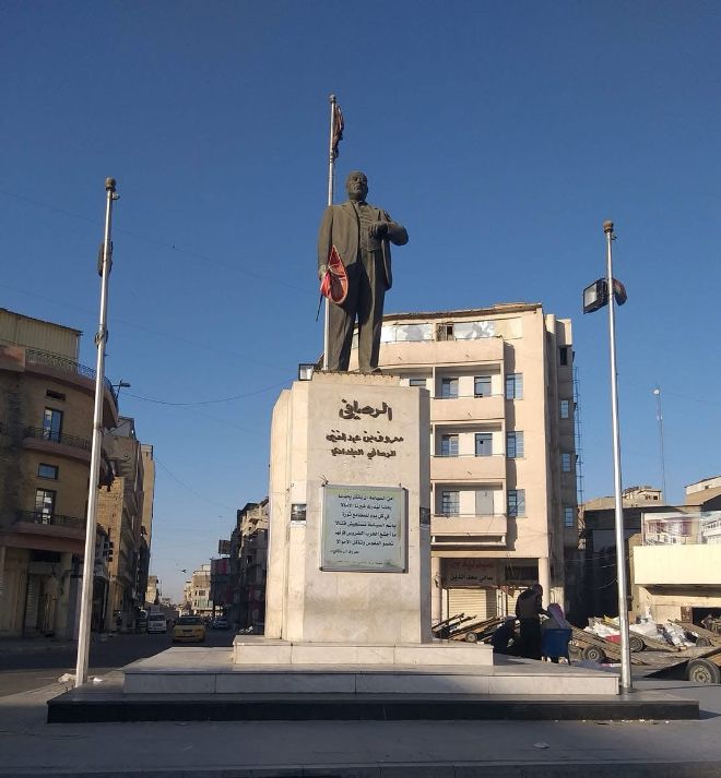 Marouf Al Rusafi Statue