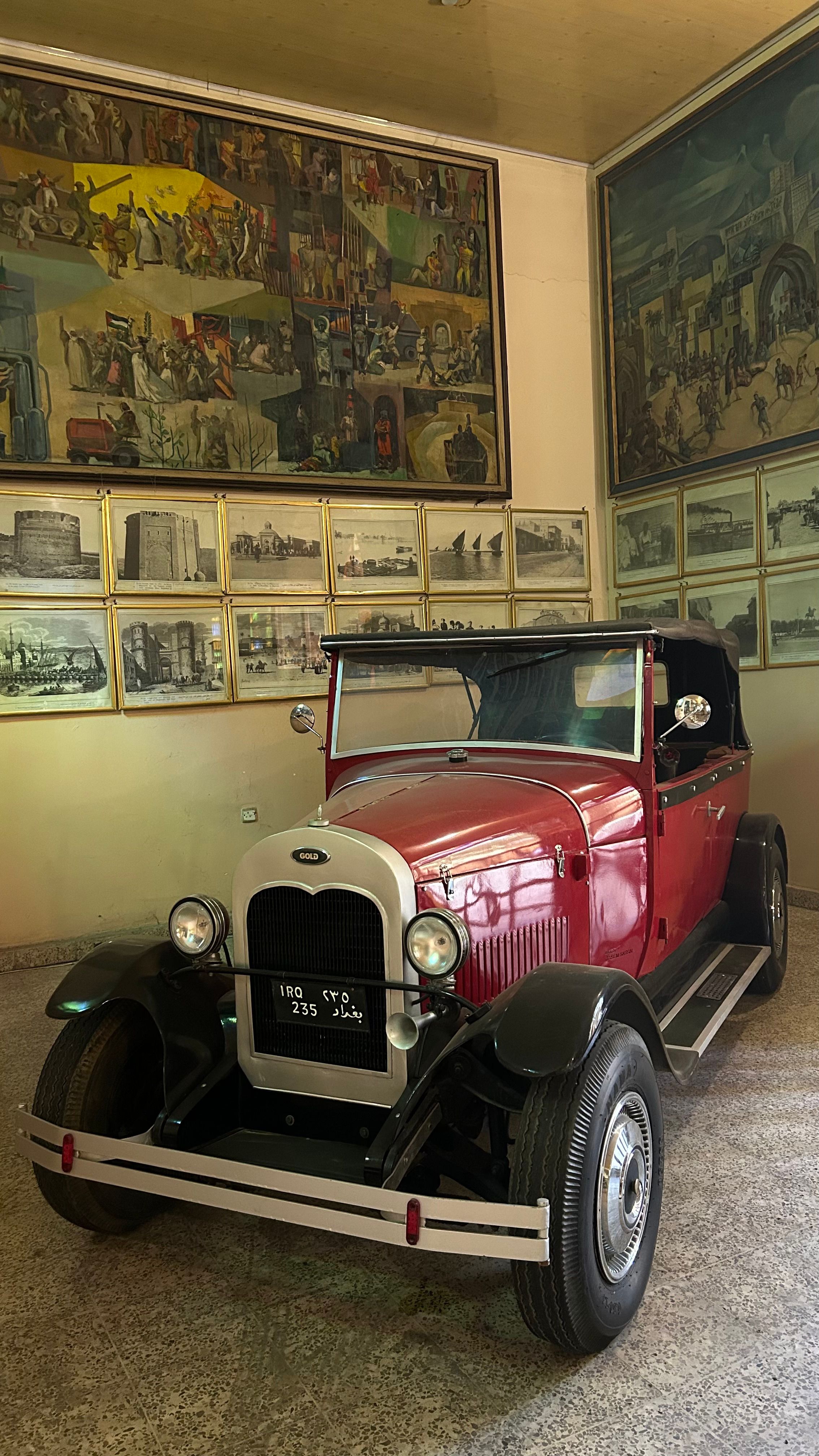 King Faisal I's Red Ford