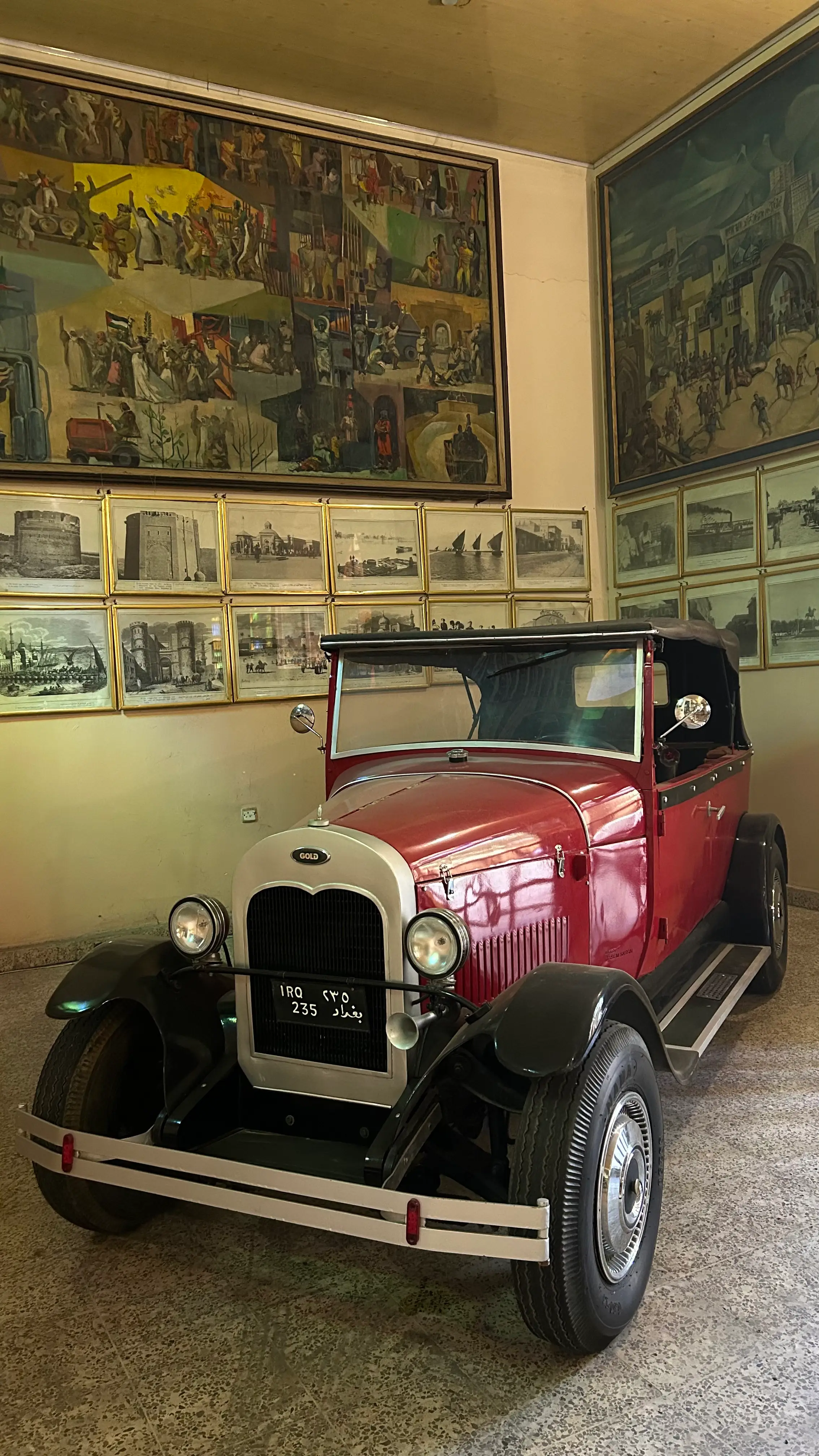 King Faisal I's Red Ford
