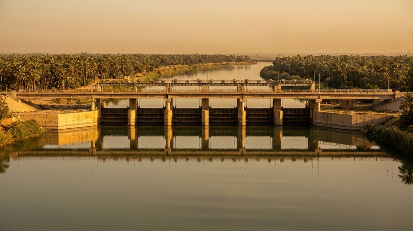 Bridge of Al Ramadi Dam