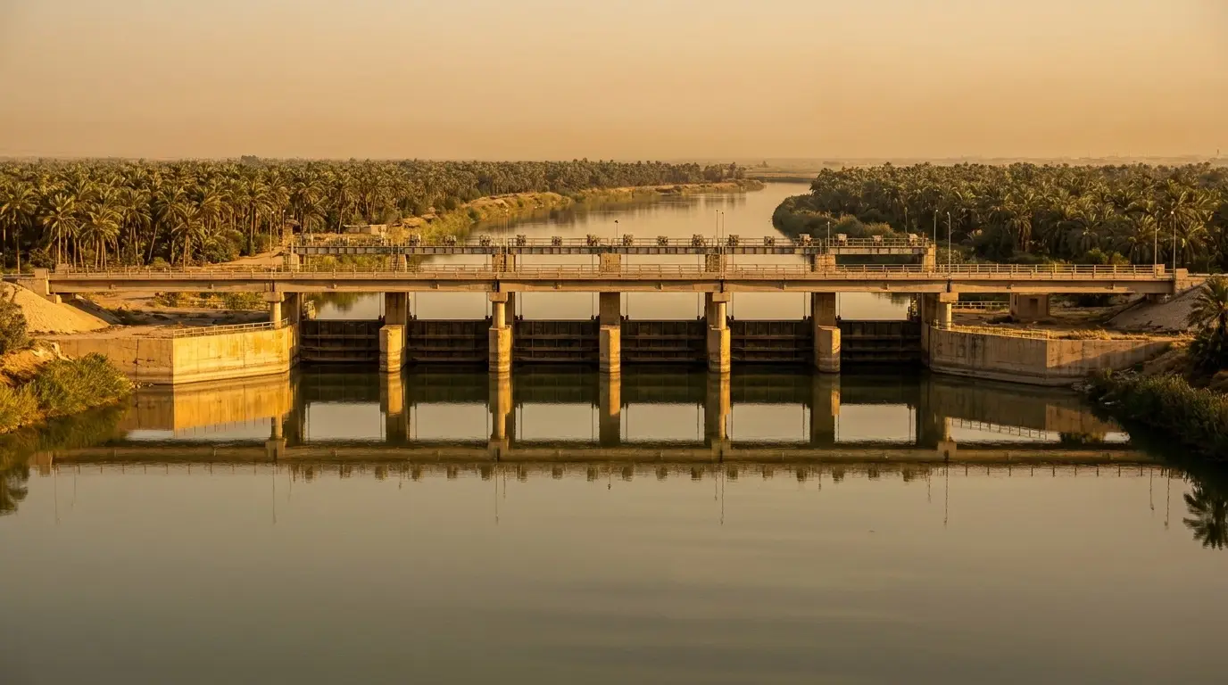 Bridge of Al Ramadi Dam